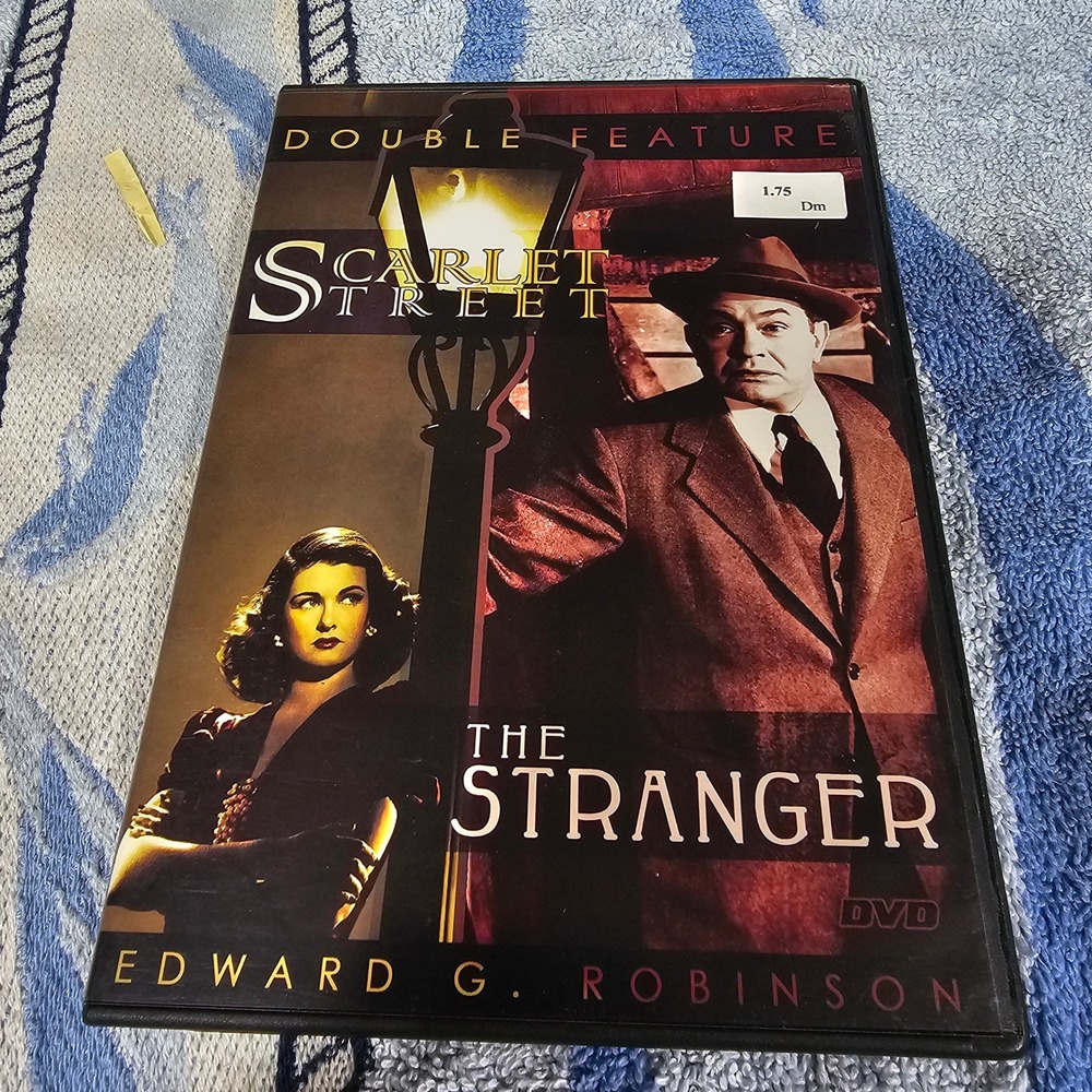 Scarlet Street The Stranger DVD Double Feature Edward G Robinson Orson Welles